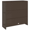 SZAFKA DO PRZECHOWYWANIA BRĄZOWY 100X36X102CM RATTAN