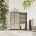 SZAFKA DO PRZECHOWYWANIA JASNOSZARY 100X36X102CM RATTAN