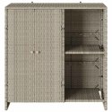SZAFKA DO PRZECHOWYWANIA JASNOSZARY 100X36X102CM RATTAN