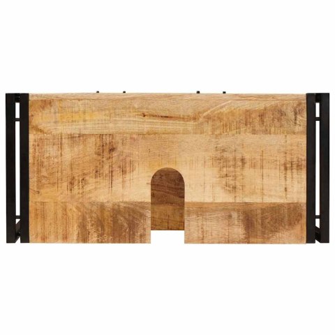 SZAFKA POD UMYWALKĘ 71X33X58CM LITE DREWNO MANGO I ŻELAZO