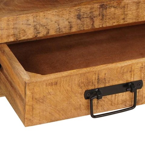 SZAFKA POD UMYWALKĘ 71X33X58CM LITE DREWNO MANGO I ŻELAZO