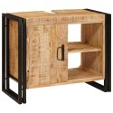 SZAFKA POD UMYWALKĘ 71X33X58CM LITE DREWNO MANGO I ŻELAZO