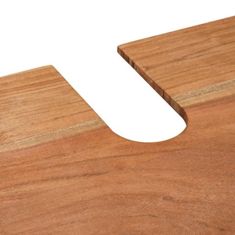 VidaXL Szafka pod umywalkę z drzwiami Lite drewno akacjowe i żelazo