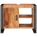 VidaXL Szafka pod umywalkę z drzwiami Lite drewno akacjowe i żelazo