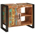 VidaXL Szafka pod umywalkę z drzwiami Lite drewno z odzysku i żelazo