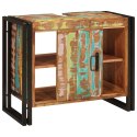 VidaXL Szafka pod umywalkę z drzwiami Lite drewno z odzysku i żelazo