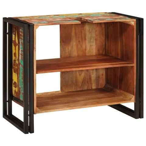 VidaXL Szafka pod umywalkę z drzwiami Lite drewno z odzysku i żelazo