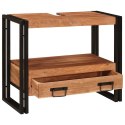 VidaXL Szafka pod umywalkę z szufladą Lite drewno akacjowe i żelazo