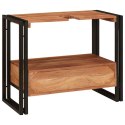 VidaXL Szafka pod umywalkę z szufladą Lite drewno akacjowe i żelazo