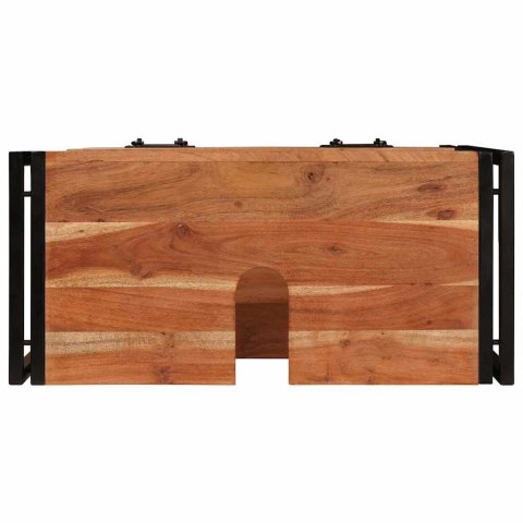 VidaXL Szafka pod umywalkę z szufladą Lite drewno akacjowe i żelazo