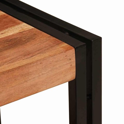 VidaXL Szafka pod umywalkę z szufladą Lite drewno akacjowe i żelazo