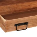 VidaXL Szafka pod umywalkę z szufladą Lite drewno akacjowe i żelazo