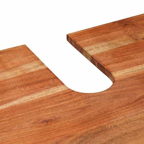 VidaXL Szafka pod umywalkę z szufladą Lite drewno akacjowe i żelazo