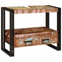 VidaXL Szafka pod umywalkę z szufladą Lite drewno z odzysku i żelazo