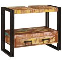 VidaXL Szafka pod umywalkę z szufladą Lite drewno z odzysku i żelazo