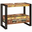 VidaXL Szafka pod umywalkę z szufladą Lite drewno z odzysku i żelazo