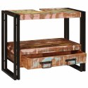 VidaXL Szafka pod umywalkę z szufladą Lite drewno z odzysku i żelazo