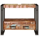 VidaXL Szafka pod umywalkę z szufladą Lite drewno z odzysku i żelazo