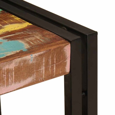 VidaXL Szafka pod umywalkę z szufladą Lite drewno z odzysku i żelazo