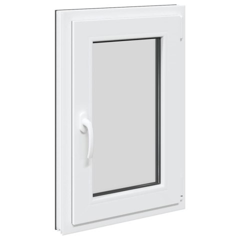 VidaXL Okno piwniczne "RISOR" 50x75 cm uchylno-rozwierne DIN prawe antracyt