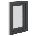 VidaXL Okno piwniczne "RISOR" 50x75 cm uchylno-rozwierne DIN prawe antracyt