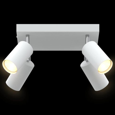 VidaXL Reflektor sufitowy Biały 26 x 26 x 16.5 cm Stal