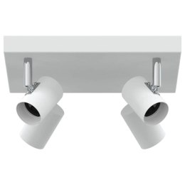 VidaXL Reflektor sufitowy Biały 26.5 x 26 x 11.5 cm Stal