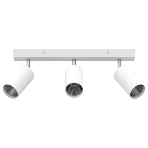 VidaXL Reflektor sufitowy Biały 38 x 5.5 x 16.5 cm Stal