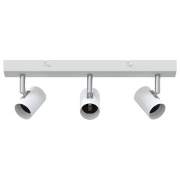 VidaXL Reflektor sufitowy Biały 38 x 6.5 x 11.5 cm Stal