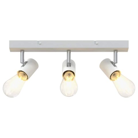 VidaXL Reflektor sufitowy Biały 38 x 6.5 x 11.5 cm Stal