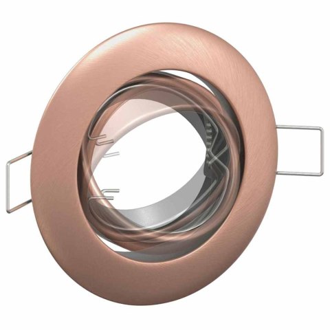 VidaXL Spotlighty Z reflektorami 12 pcs miedziany 9 x 9 cm Metal