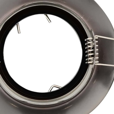 VidaXL Spotlighty Z reflektorami 24 pcs Mosiądz 9 x 9 cm Metal