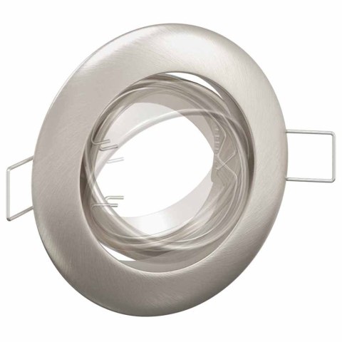 SPOTLIGHTY Z REFLEKTORAMI 24 SZT SREBRNY 9X9CM METAL