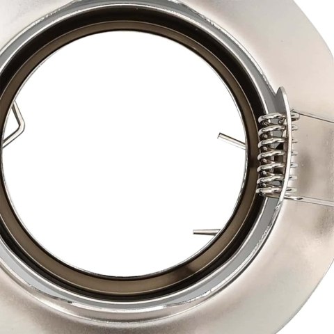 VidaXL Spotlighty Z reflektorami 6 pcs Srebrny 9 x 9 cm Metal