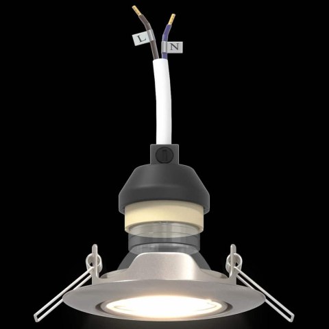 VidaXL Spotlighty Z reflektorami 6 pcs Srebrny 9 x 9 cm Metal