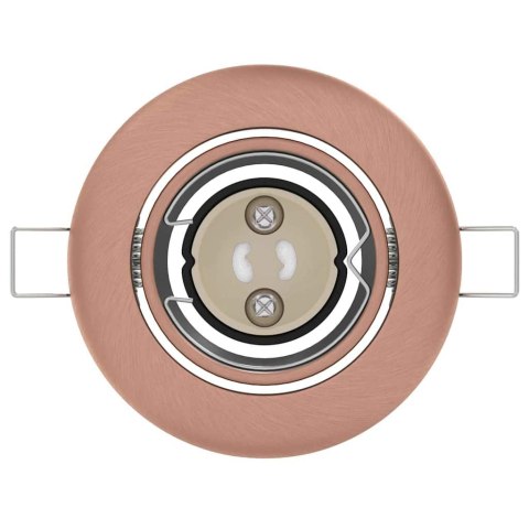 SPOTLIGHTY Z REFLEKTORAMI MIEDZIANY 9X9CM METAL