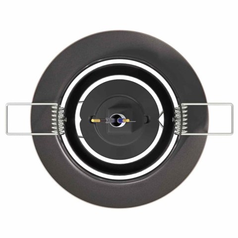 SPOTLIGHTY Z REFLEKTORAMI MIEDZIANY 9X9CM METAL