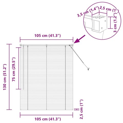 ŻALUZJA OKIENNA Z ZASŁONAMI CIEMNO SZARY ALUMINIUM