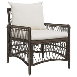 VidaXL Krzesło Ogrodowe Brązowy 60 x 70 x 78cm polirattan