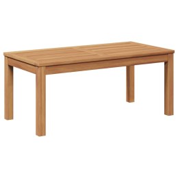 STÓŁ OGRODOWY NATURALNY 95X45X40CM LITE DREWNO TEKOWE