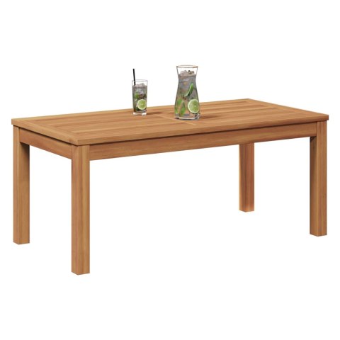 STÓŁ OGRODOWY NATURALNY 95X45X40CM LITE DREWNO TEKOWE