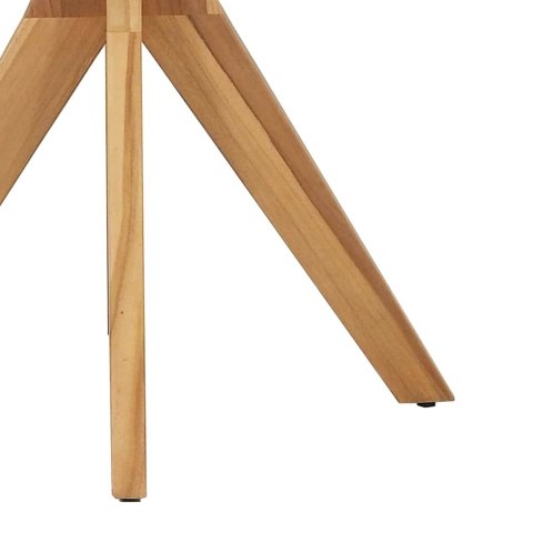 STOLIK BISTRO BRĄZOWY 70X70X75CM LITE DREWNO TEKOWE