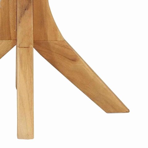 STOLIK BOCZNY BRĄZOWY 40X40X41CM LITE DREWNO TEKOWE