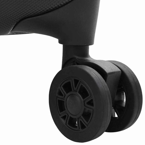 WALIZKA Z BLOKADĄ CZARNY 34X23X55.5CM PLASTIK ABS