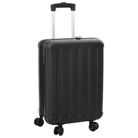 VidaXL Walizka Z blokadą Czarny 43 x 27 x 66 cm Plastik ABS