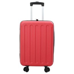 VidaXL Walizka Z blokadą Czerwony 34 x 23 x 55.5 cm Plastik ABS