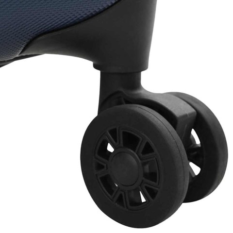 VidaXL Walizka Z blokadą granatowy 34 x 23 x 55.5 cm Plastik ABS