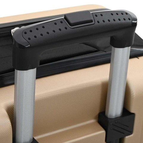 WALIZKA Z BLOKADĄ SZAMPAŃSKI 43X27X66CM PLASTIK ABS