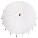 VidaXL Baliński Parasol Kremowy 185 x 185 x 260 cm