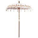 VidaXL Baliński Parasol Kremowy 185 x 185 x 260 cm
